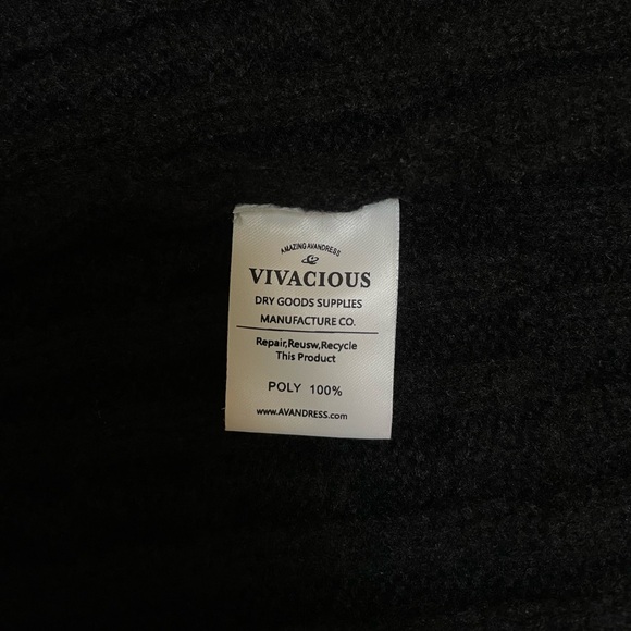 Black Cable Knit Sweater - Picture 5 of 5